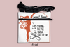 She is Strong Fierce Brave Full of Fire Fairy Cross Body Bag + FREE Bookmark