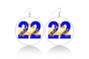 Sigma Rhoyalty 22 Wooden Earrings