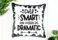 Cute Smart Dramatic Sequin Pillow