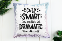 Cute Smart Dramatic Sequin Pillow