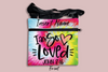 I am so loved (John 3:16) Cross Body Bag + FREE Bookmark