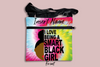 Smart Black Girl Cross Body Bag + FREE Bookmark