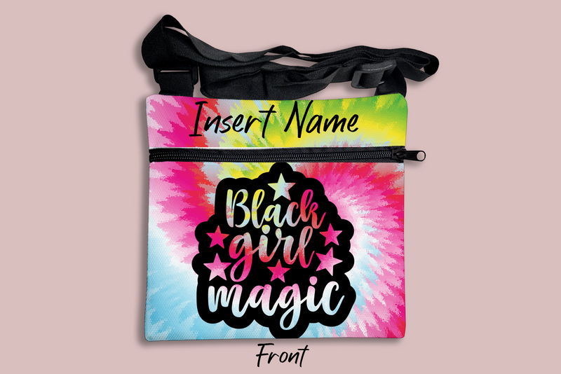 Black Girl Magic Cross Body Bag + FREE Bookmark