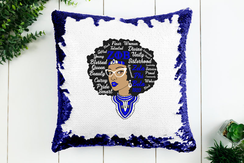 Zeta Sequin Pillow