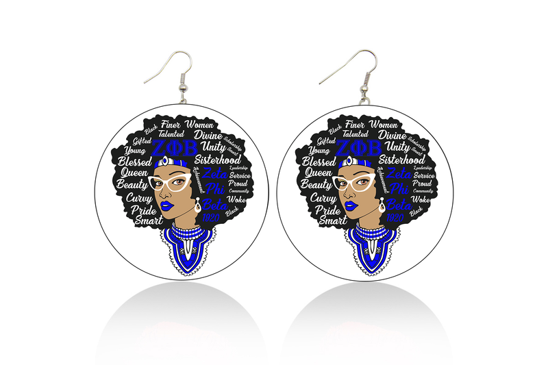 Zeta Wooden Earrings