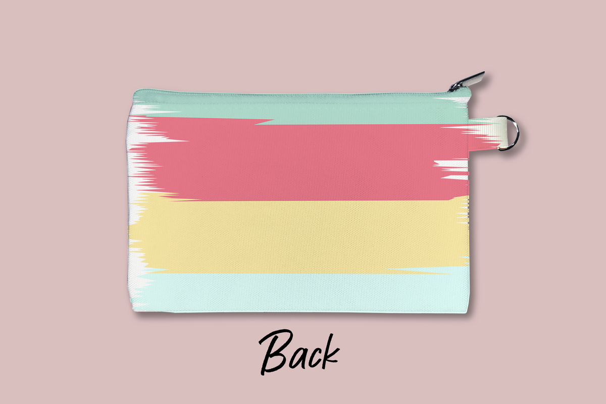 Brush Strokes Personalized Cosmetic Bag