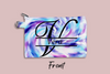 Italic Monogram Tie-Dye Personalized Cosmetic Bag