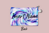 Black Nerd Personalized Cosmetic Bag