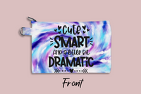 Smart & Dramatic Personalized Cosmetic Bag