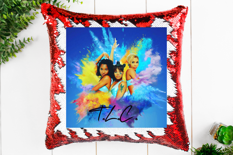 TLC Sequin Pillow